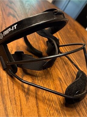 RIP-IT Adult Original Defense Softball Pitcher/Fielder's Mask - Black